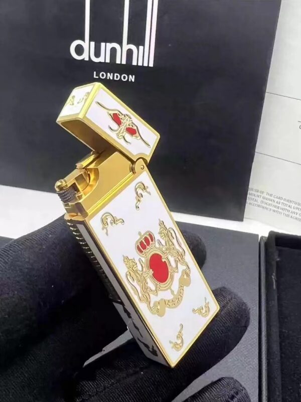 Dunhill Angled Flame Pipe British Extended Version  Lighter - 图片 2
