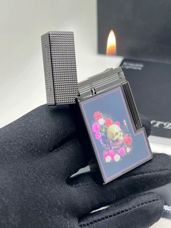 S.T.Dupont Skull and Roses Phantom Resonant Sound Lighter - 图片 6