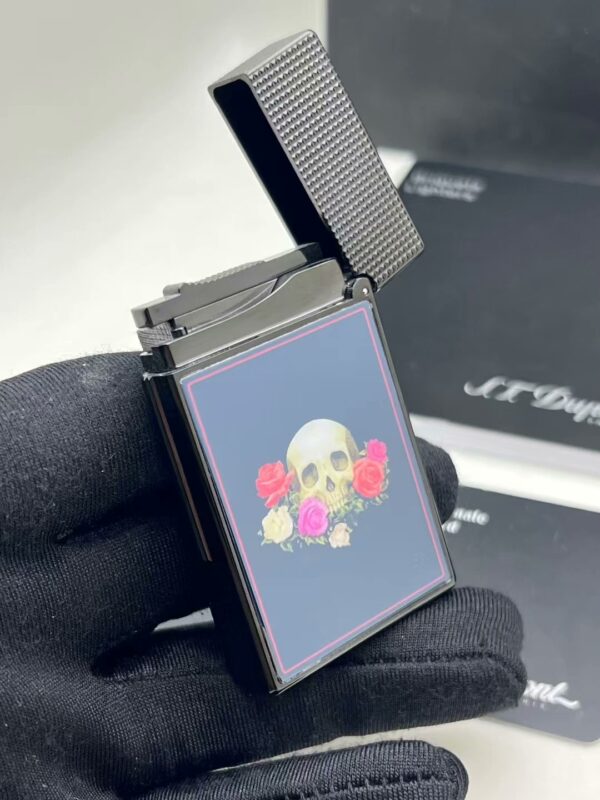 S.T.Dupont Skull and Roses Phantom Resonant Sound Lighter - 图片 5
