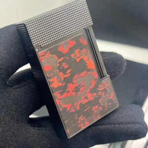 S.T.Dupont Carbon Fiber Series Blazing Lava Resonant Sound Lighter
