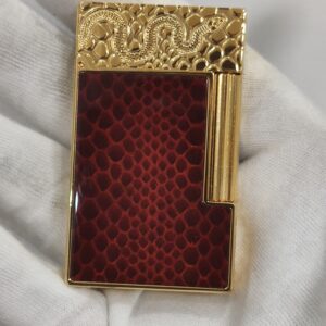 S.T.Dupont Double Flame Year of the Snake Limited Edition Pure Copper Lighter